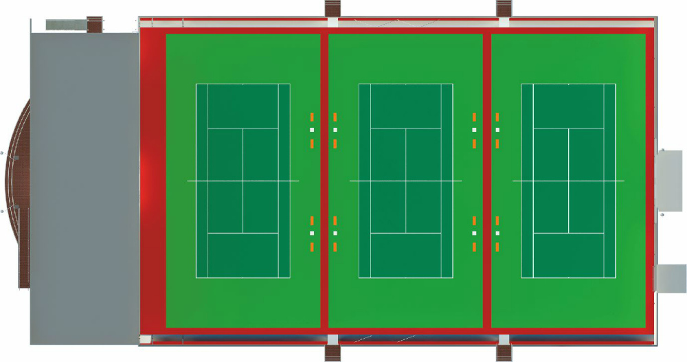 Теннисные корты в Анадыре