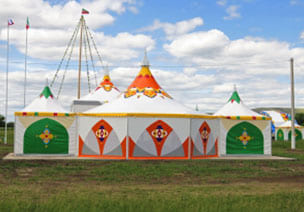 Non-standard pavilions