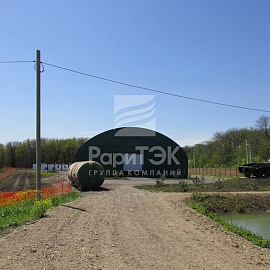 Hangar 52x24x10 m., For playing paintball, Krasnodar region